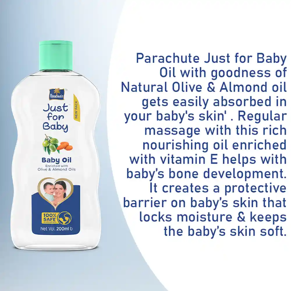 Parachute Just For Baby Baby Oil -100mg - 3