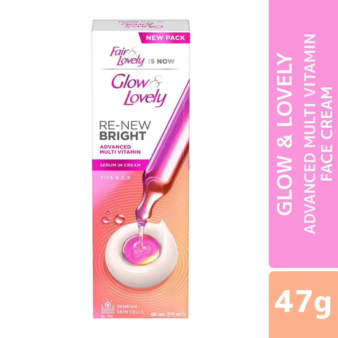Glow & Lovely Re-New Bright Advanced Multivitamin Face Cream – 47g