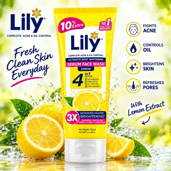 Lily Lemon Face Wash 100ml