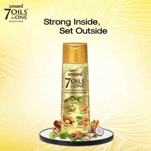 Emami 7 Oils in One Non-Sticky Hair Oil – 300ml